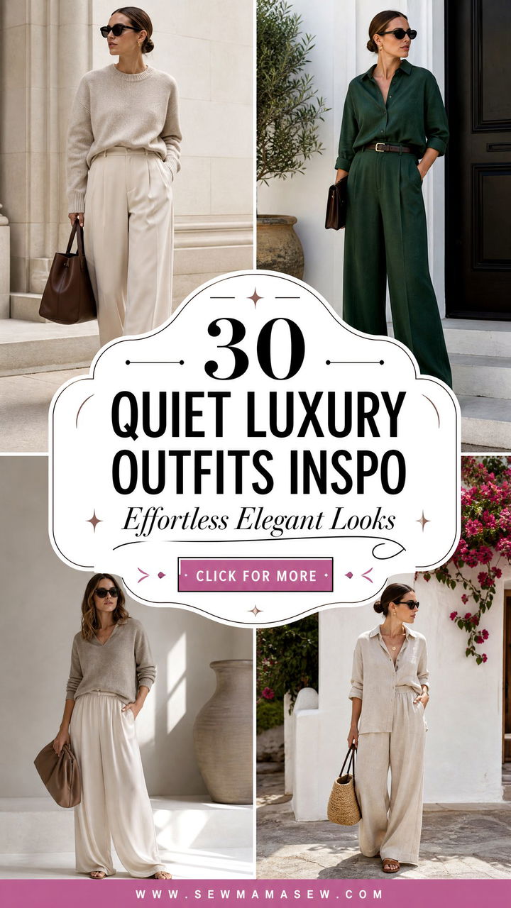 30 Quiet Luxury Outfits Inspo for Effortless Elegance - 30 Quiet Luxury Outfits Inspo for Effortless Elegance