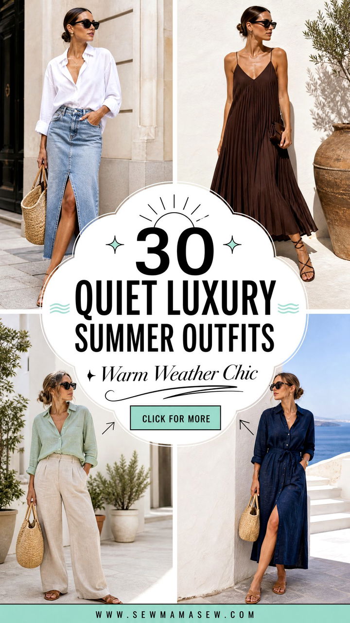 30 Quiet Luxury Summer Outfits for Chic Warm-Weather Looks - 30 Quiet Luxury Summer Outfits for Chic Warm-Weather Looks