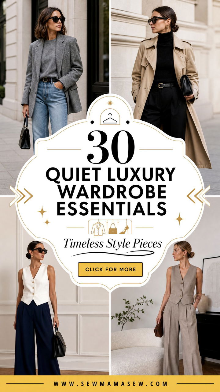 30 Quiet Luxury Wardrobe Essentials for Timeless Style - 30 Quiet Luxury Wardrobe Essentials for Timeless Style