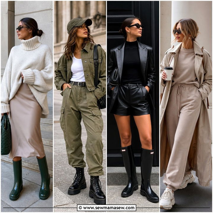 30 Rainy Day Weekend Outfit Ideas for Cozy Off-Duty Style