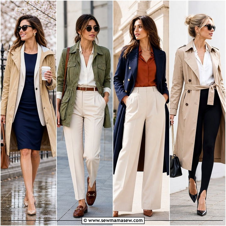 30 Rainy Day Work Outfit Ideas for Polished Office Style