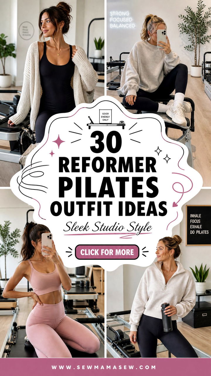 30 Reformer Pilates Outfit Ideas for Sleek Studio Style Today - 30 Reformer Pilates Outfit Ideas for Sleek Studio Style Today