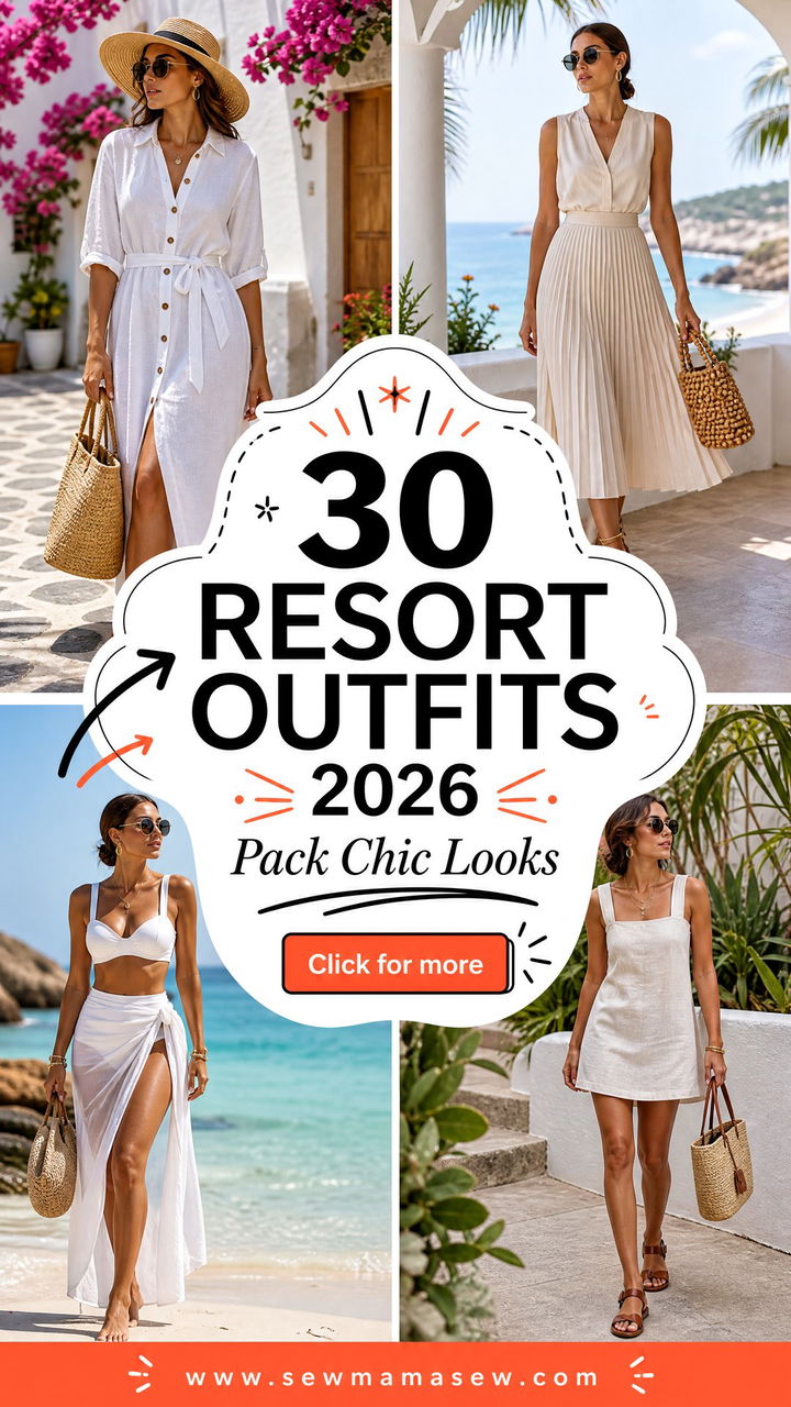 30 Resort Outfits 2026 Chic Vacation Looks to Pack - 30 Resort Outfits 2026: Chic Vacation Looks to Pack