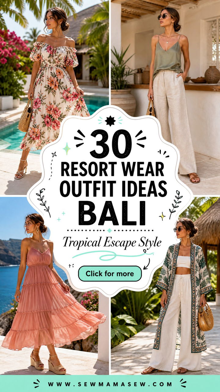 30 Resort Wear Outfit Ideas Bali for Tropical Escape Style - 30 Resort Wear Outfit Ideas Bali for Tropical Escape Style