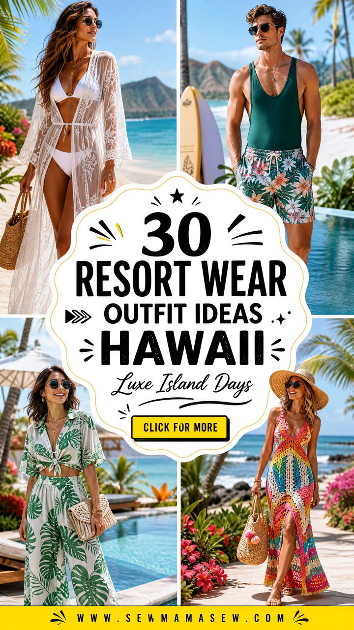 30 Resort Wear Outfit Ideas Hawaii for Luxe Island Days - 30 Resort Wear Outfit Ideas Hawaii for Luxe Island Days