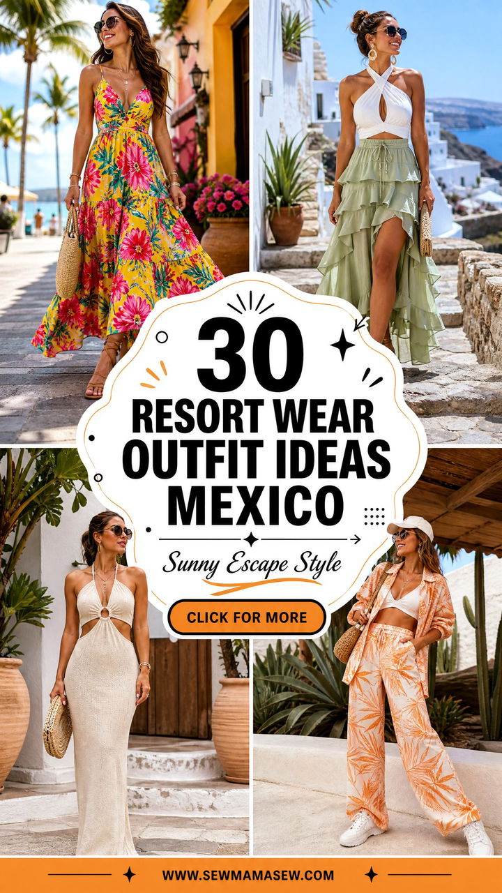 30 Resort Wear Outfit Ideas Mexico for Sunny Escape Style - 30 Resort Wear Outfit Ideas Mexico for Sunny Escape Style