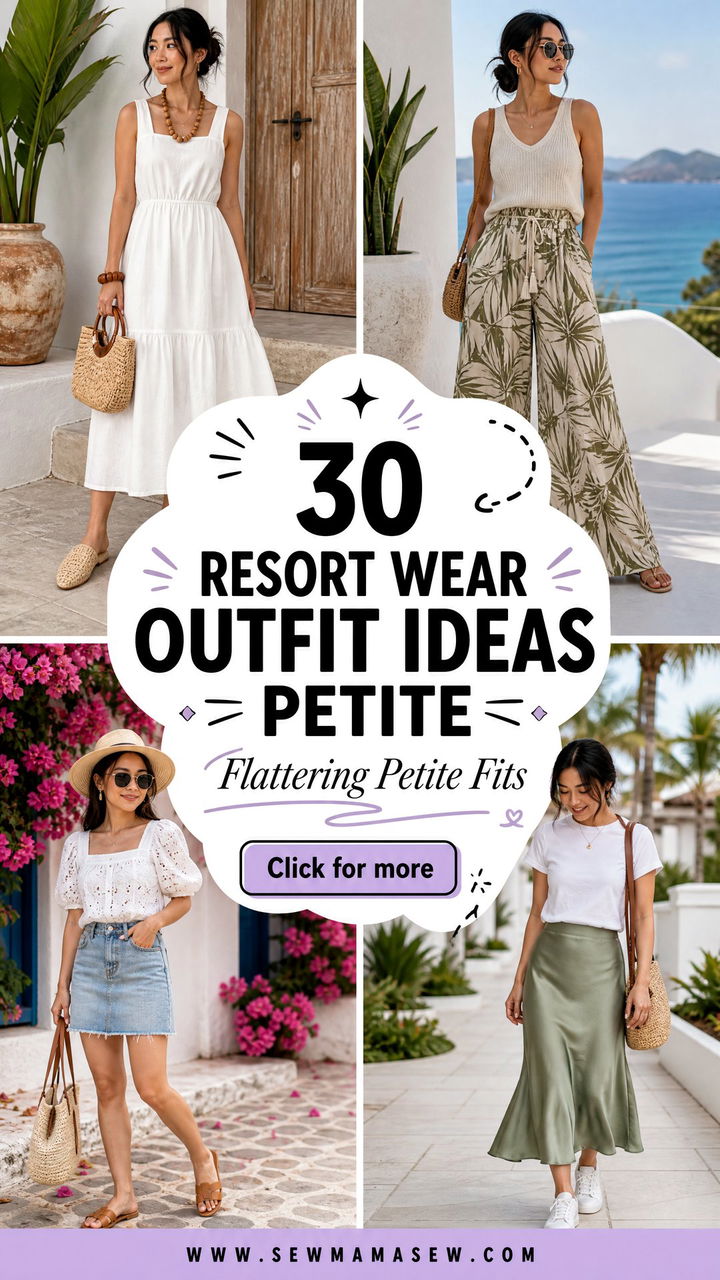 30 Resort Wear Outfit Ideas Petite for Flattering Fits - 30 Resort Wear Outfit Ideas Petite for Flattering Fits