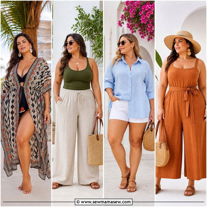30 Resort Wear Outfit Ideas Plus Size for Chic Trips