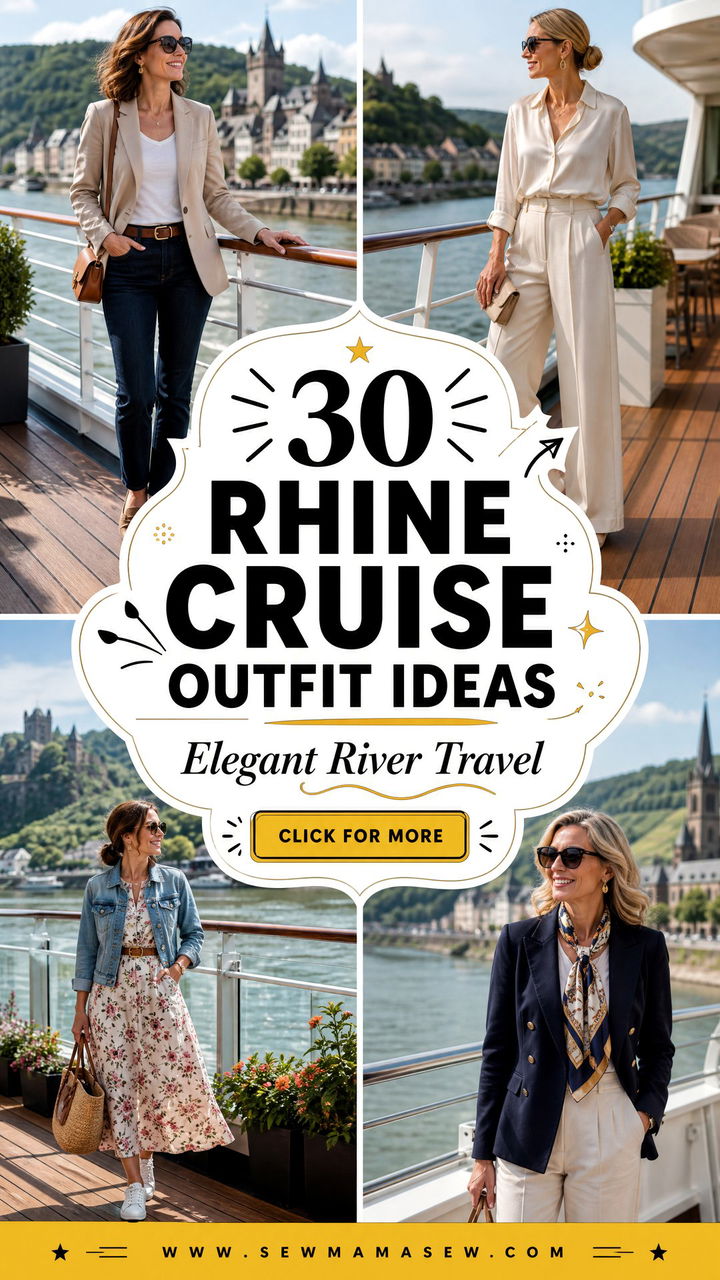 30 Rhine Cruise Outfit Ideas for Elegant River Travel - 30 Rhine Cruise Outfit Ideas for Elegant River Travel