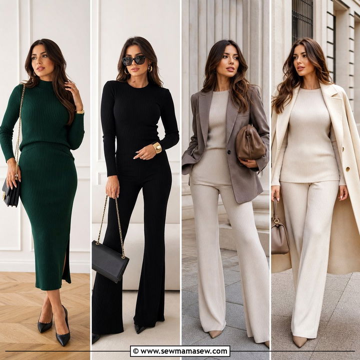 30 Ribbed Matching Set Outfit Ideas for Cozy Chic Days