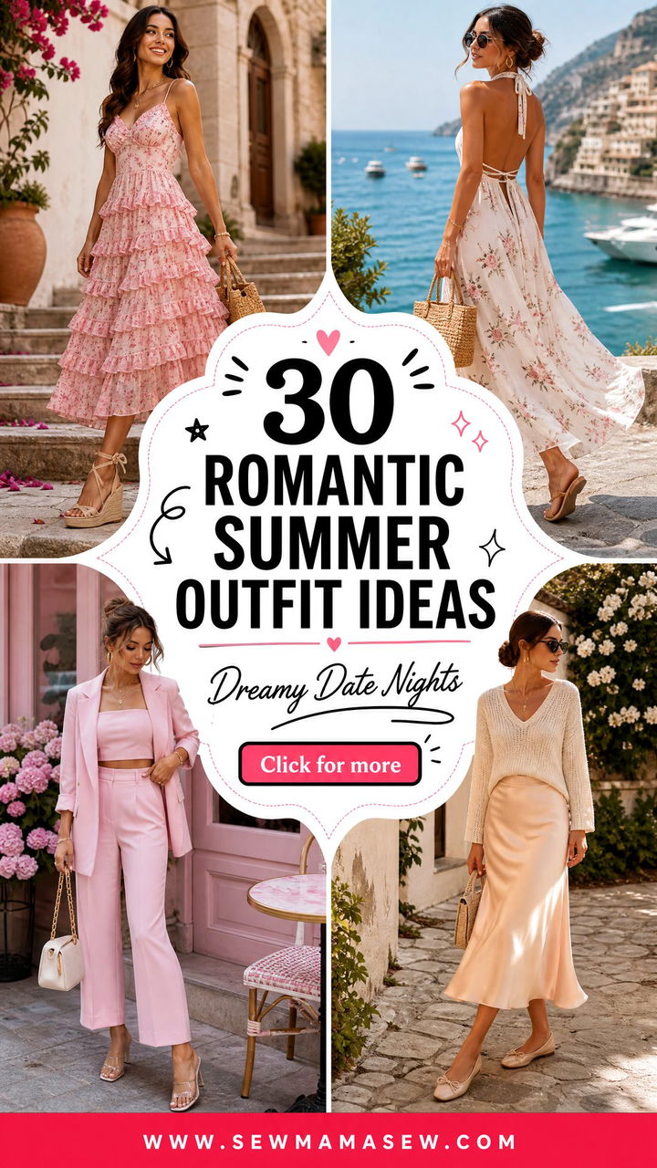 30 Romantic Summer Outfit Ideas for Dreamy Date Nights - 30 Romantic Summer Outfit Ideas for Dreamy Date Nights