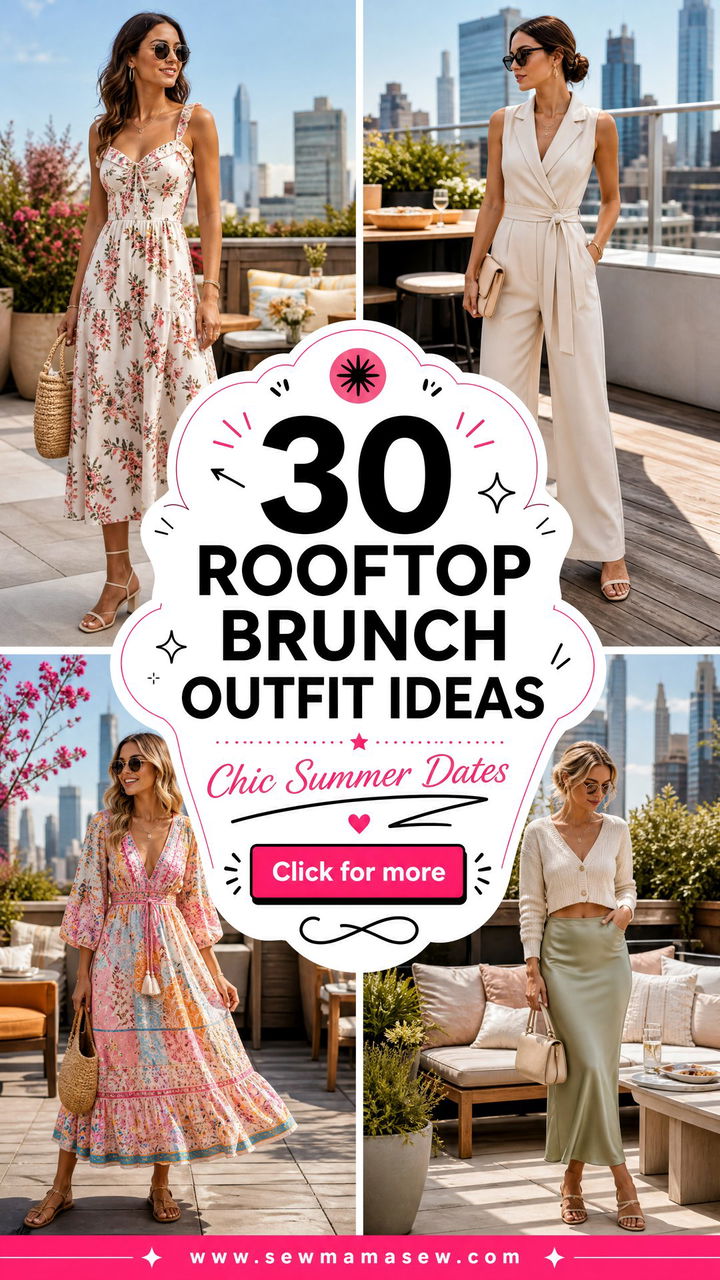 30 Rooftop Brunch Outfit Ideas for Chic Summer Dates - 30 Rooftop Brunch Outfit Ideas for Chic Summer Dates