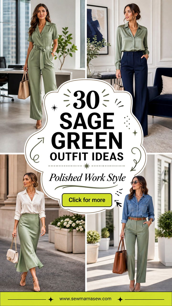 30 Sage Green Outfit Ideas for Work That Feel Polished - 30 Sage Green Outfit Ideas for Work That Feel Polished