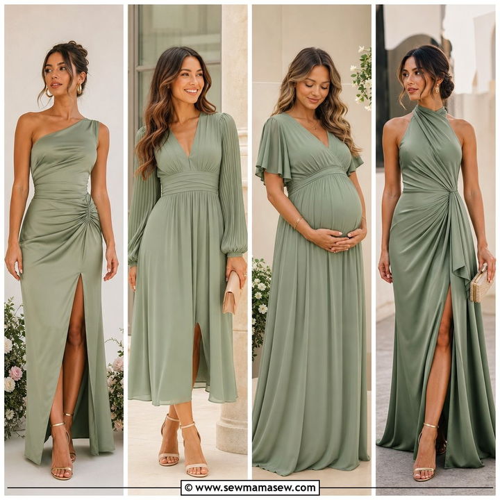 30 Sage Green Wedding Guest Dress Outfit Ideas to Try