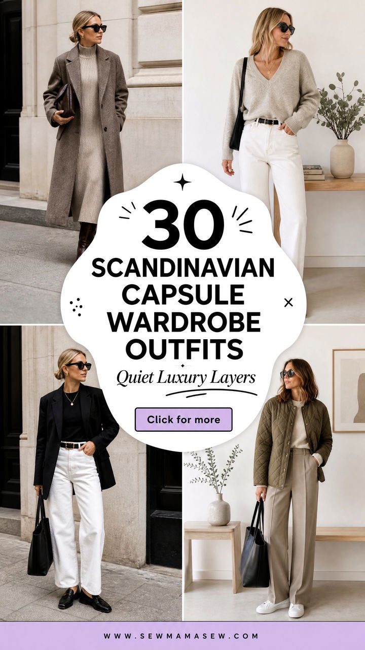 30 Scandinavian Capsule Wardrobe Outfits for Quiet Luxury - 30 Scandinavian Capsule Wardrobe Outfits for Quiet Luxury