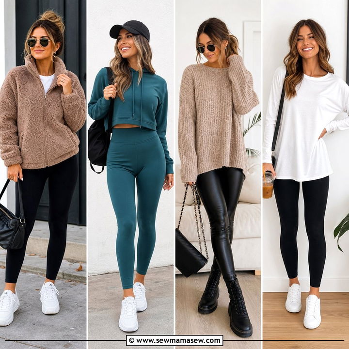 30 School Outfit Ideas With Leggings for Easy Campus Style