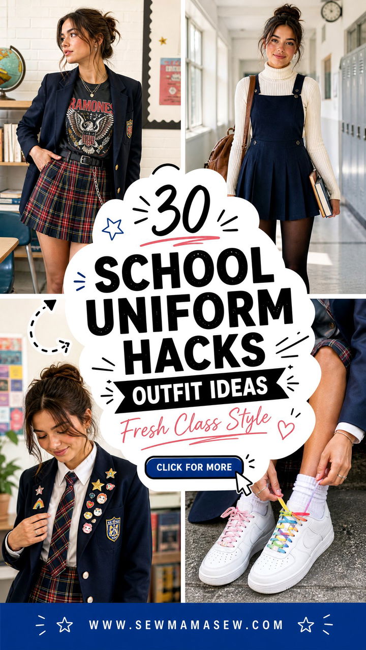 30 School Uniform Hacks Outfit Ideas for Fresh Class Style - 30 School Uniform Hacks Outfit Ideas for Fresh Class Style