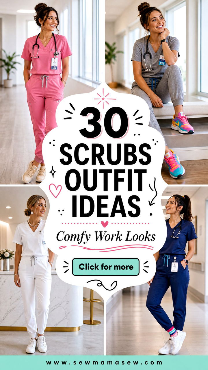 30 Scrubs Outfit Ideas for Nurses Comfy Looks That Work - 30 Scrubs Outfit Ideas for Nurses: Comfy Looks That Work