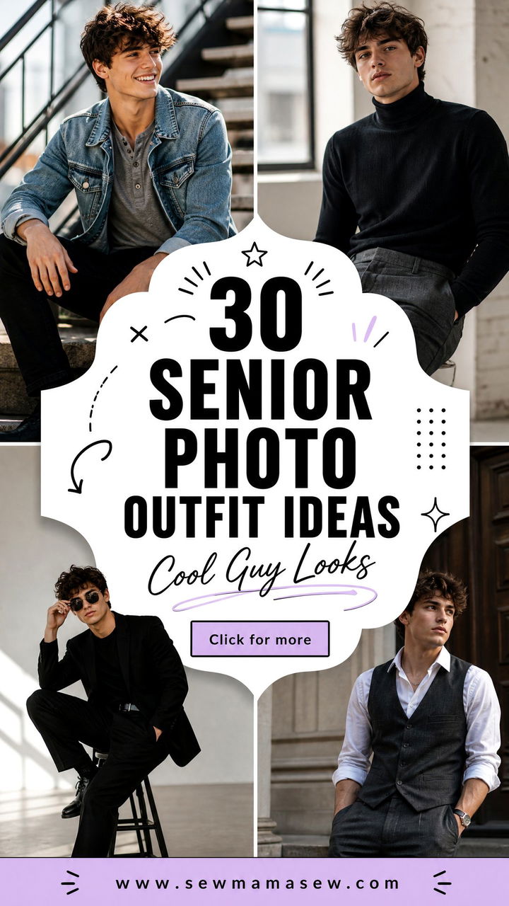 30 Senior Photo Outfit Ideas for Guys Cool Looks for 2026 - 30 Senior Photo Outfit Ideas for Guys: Cool Looks for 2026