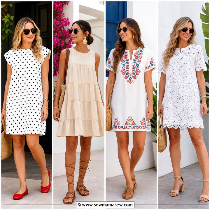 30 Shift Dress Outfit Ideas For Summer: Cool Easy Looks
