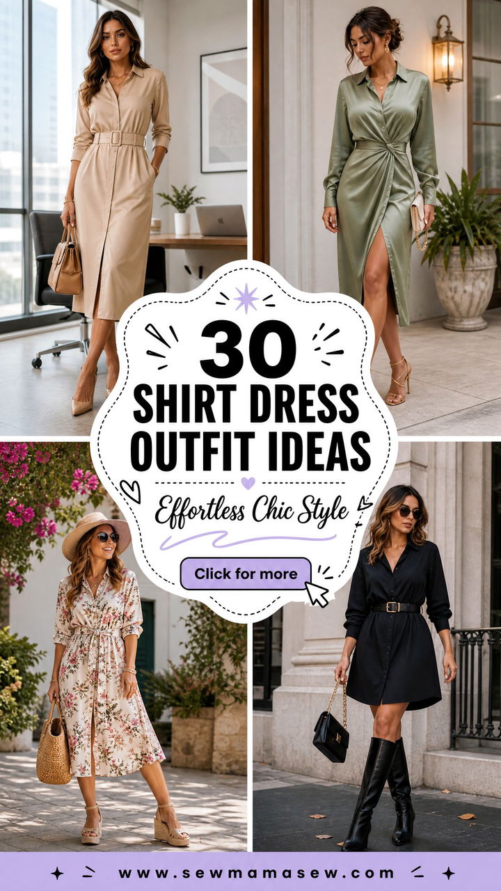 30 Shirt Dress Outfit Ideas For Women Effortless Chic - 30 Shirt Dress Outfit Ideas For Women: Effortless Chic