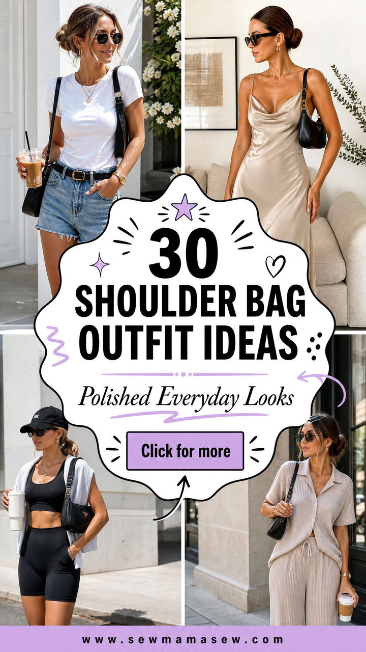 30 Shoulder Bag Outfit Ideas For Polished Everyday Looks - 30 Shoulder Bag Outfit Ideas For Polished Everyday Looks