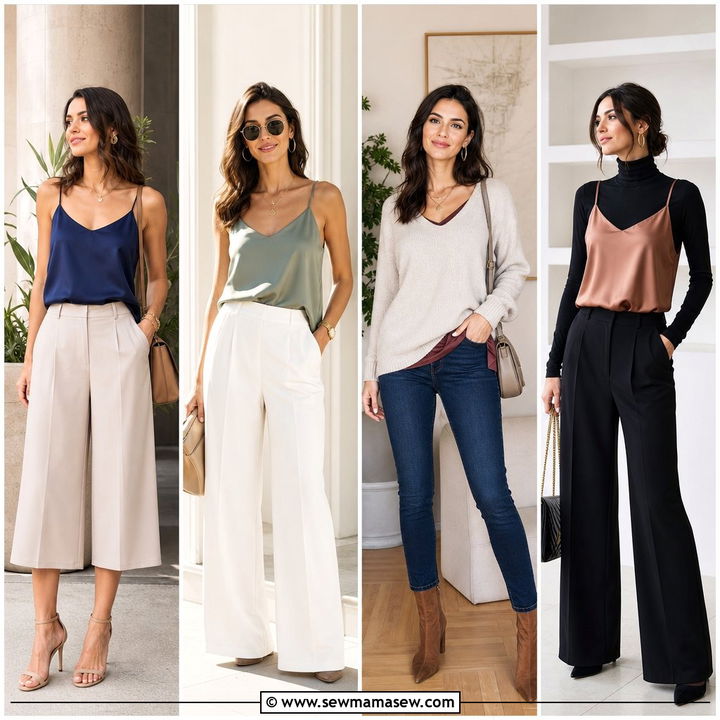 30 Silk Tank Top Outfit Ideas For Polished Summer Style