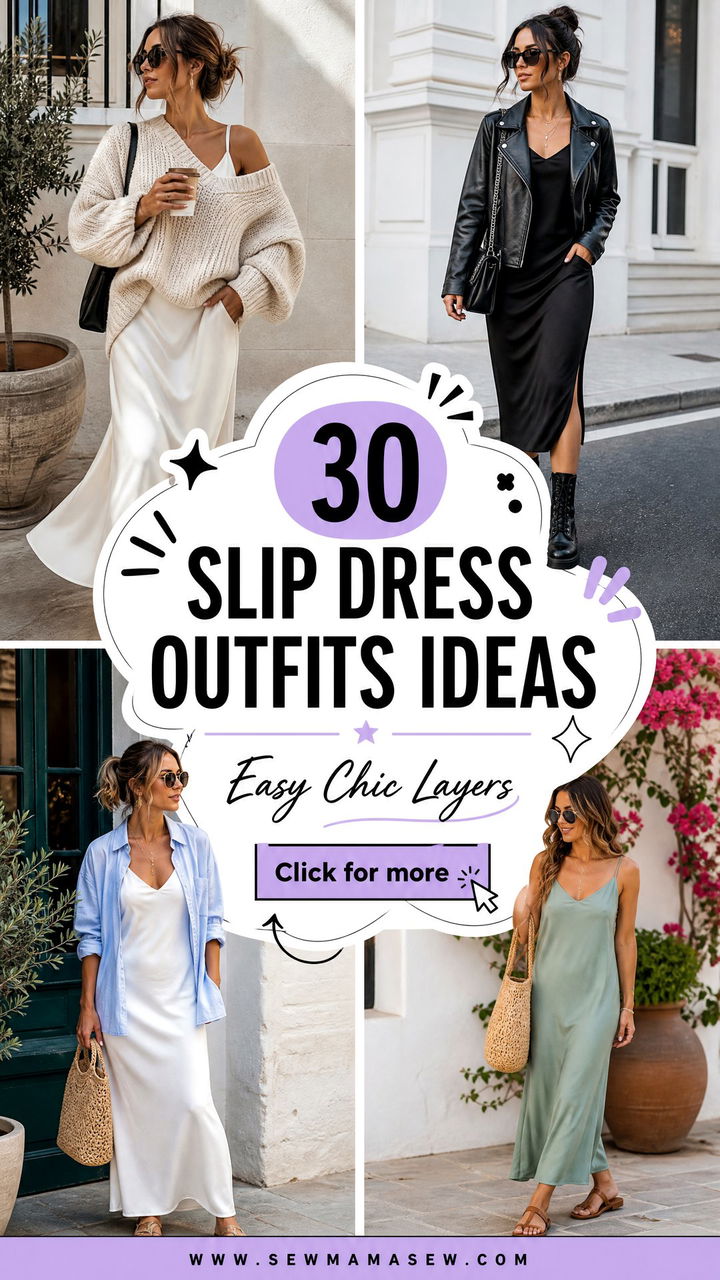 30 Slip Dress Outfits Ideas for Easy Chic Layering Looks - 30 Slip Dress Outfits Ideas for Easy Chic Layering Looks