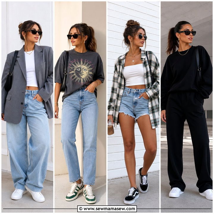 30 Sneaker Outfits That Make Casual Style Look Polished