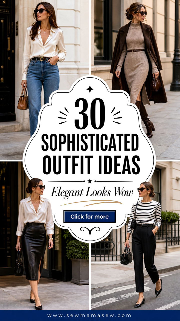 30 Sophisticated Outfit Ideas for Women Over 40 That Wow - 30 Sophisticated Outfit Ideas for Women Over 40 That Wow