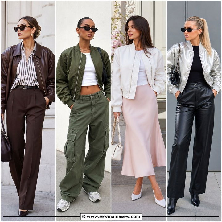 30 Spring Bomber Jacket Outfit Ideas for Cool Layering