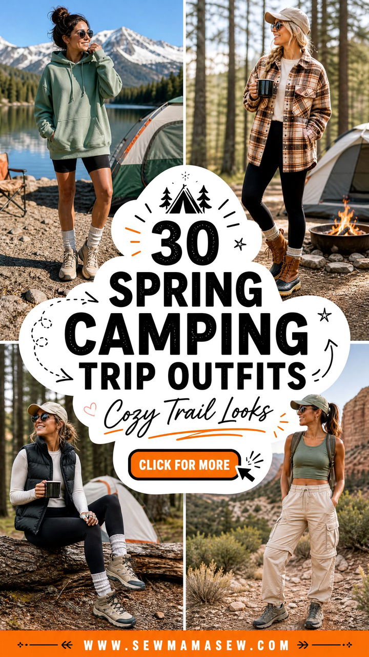 30 Spring Camping Trip Outfits for Cozy Outdoor Adventures - 30 Spring Camping Trip Outfits for Cozy Outdoor Adventures