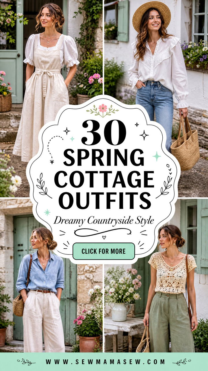 30 Spring Cottage Outfits for Dreamy Countryside Style - 30 Spring Cottage Outfits for Dreamy Countryside Style