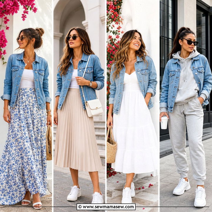 30 Spring Denim Jacket Outfit Ideas for Easy Layered Style