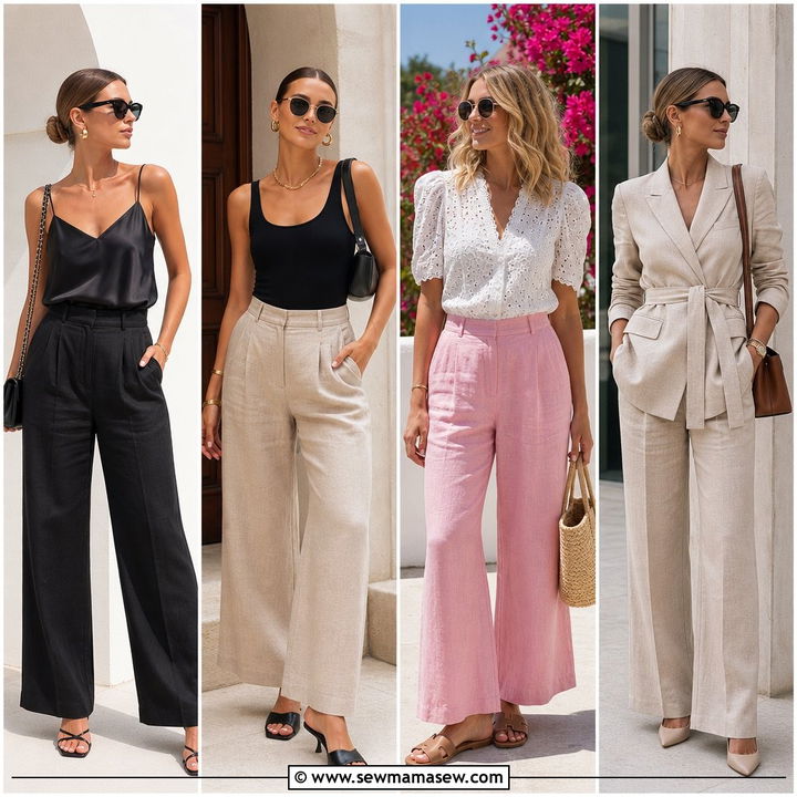 30 Spring Linen Pants Outfit Ideas for Breezy Chic Looks