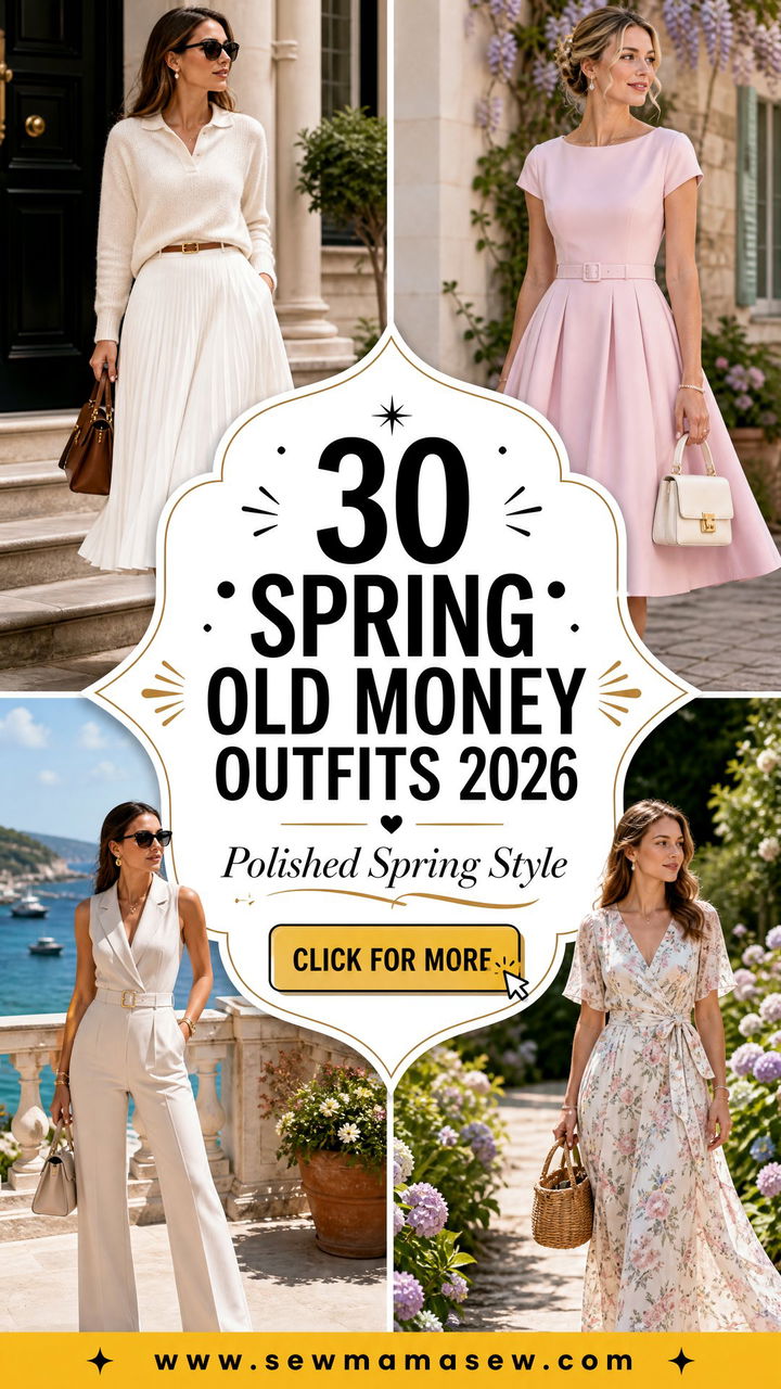 30 Spring Old Money Outfits 2026 for Polished Style Now - 30 Spring Old Money Outfits 2026 for Polished Style Now