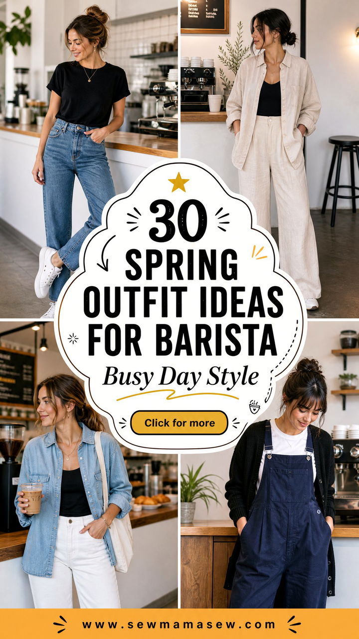 30 Spring Outfit Ideas for Barista Style on Busy Days - 30 Spring Outfit Ideas for Barista Style on Busy Days