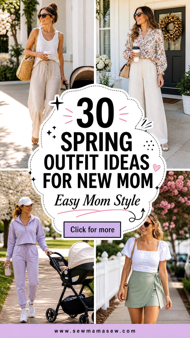 30 Spring Outfit Ideas for New Mom Style Made Easy - 30 Spring Outfit Ideas for New Mom Style Made Easy