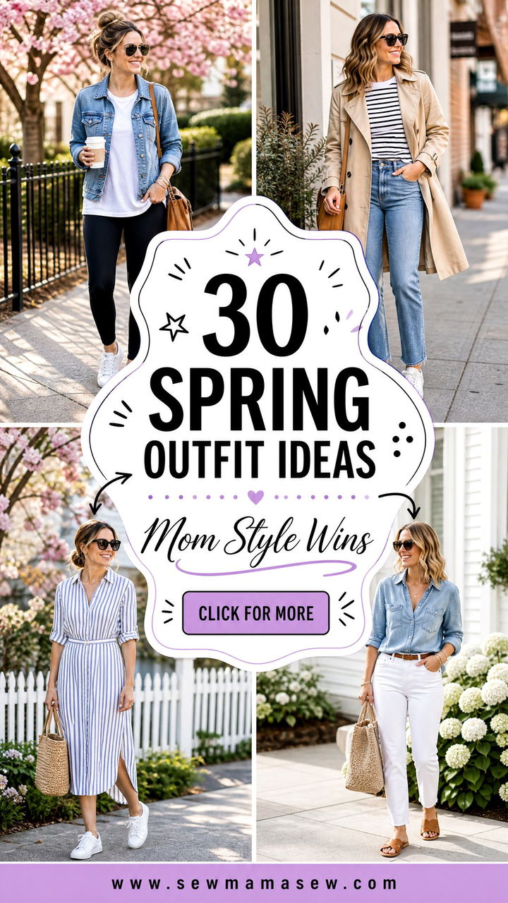 30 Spring Outfit Ideas for Stay at Home Mom Style Wins - 30 Spring Outfit Ideas for Stay at Home Mom Style Wins