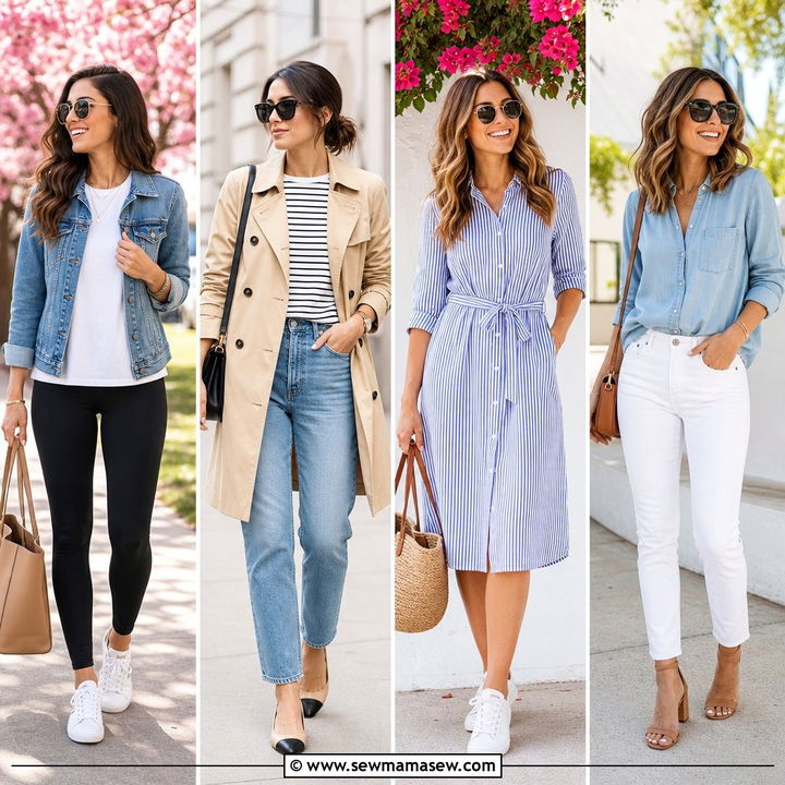 30 Spring Outfit Ideas for Stay at Home Mom Style Wins