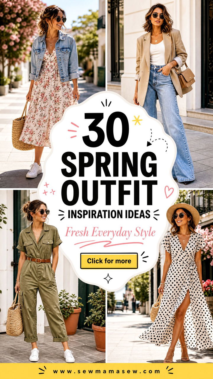 30 Spring Outfit Inspiration Ideas for Fresh Everyday Style - 30 Spring Outfit Inspiration Ideas for Fresh Everyday Style