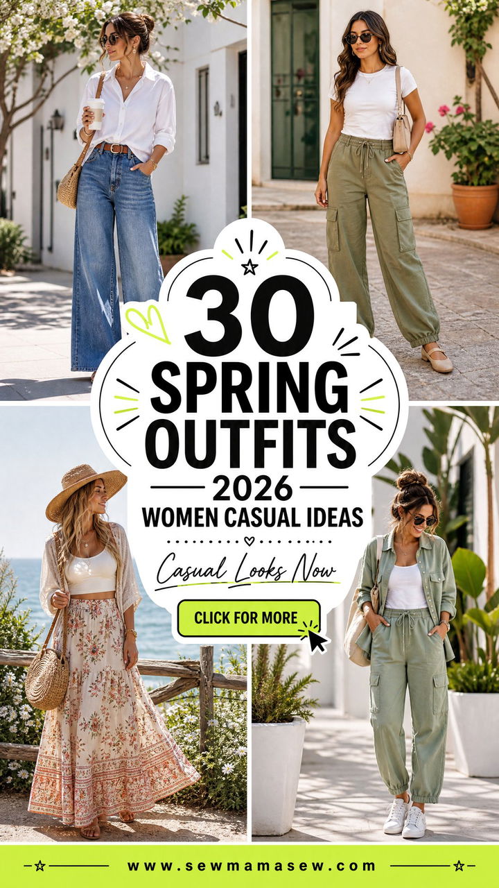 30 Spring Outfits 2026 Women Casual Ideas to Copy Now - 30 Spring Outfits 2026 Women Casual Ideas to Copy Now