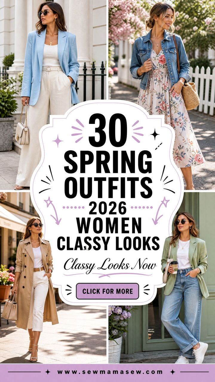 30 Spring Outfits 2026 Women Classy Looks to Copy Now - 30 Spring Outfits 2026 Women Classy Looks to Copy Now