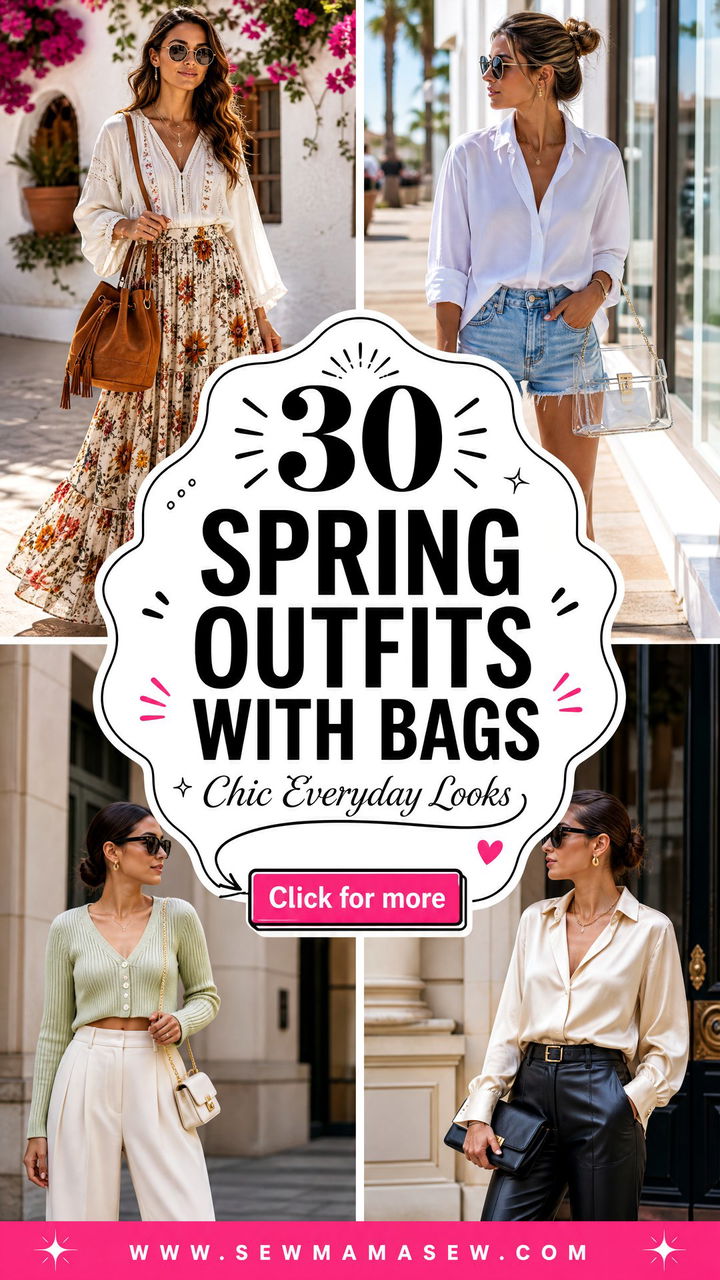 30 Spring Outfits With Bags Chic Looks for Every Day - 30 Spring Outfits With Bags: Chic Looks for Every Day
