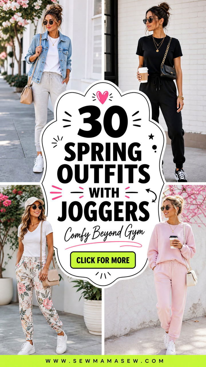 30 Spring Outfits With Joggers Comfy Looks Beyond the Gym - 30 Spring Outfits With Joggers: Comfy Looks Beyond the Gym