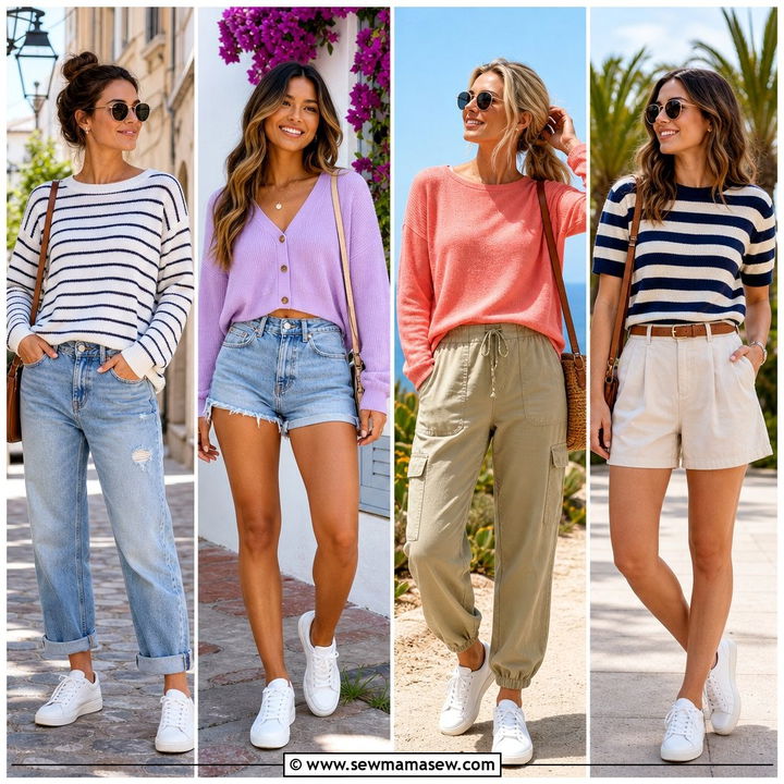 30 Spring Outfits With Light Sweaters Cozy-Chic Looks