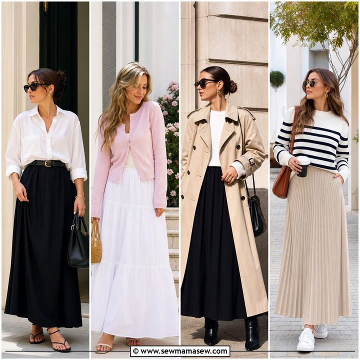 30 Spring Outfits With Maxi Skirts: Feminine Looks to Copy