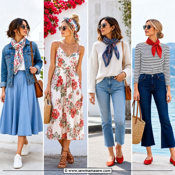 30 Spring Outfits With Scarves For Chic Layered Looks