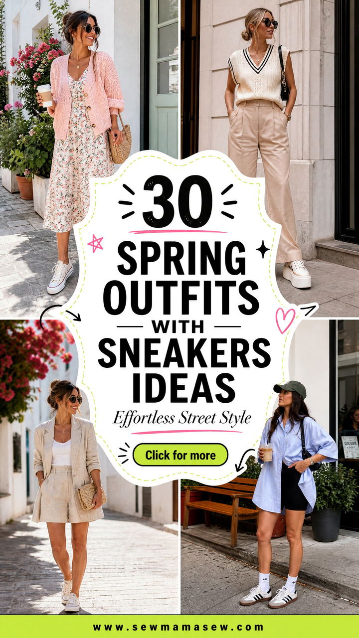 30 Spring Outfits With Sneakers for Effortless Style - 30 Spring Outfits With Sneakers for Effortless Style