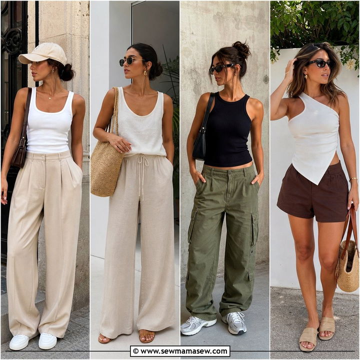 30 Spring Outfits With Tank Top for Fresh Casual Looks